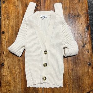 Madewell Crop cardigan